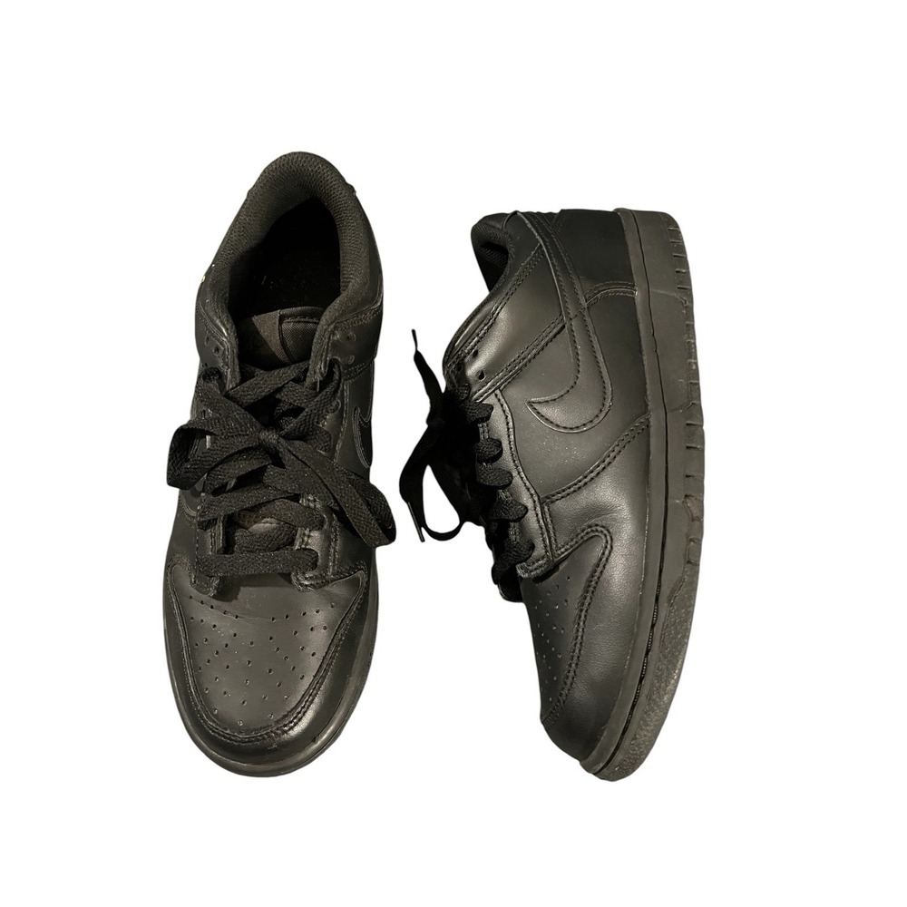 Nike Dunk Low "Triple Black " Sneakers Size 6.5Y